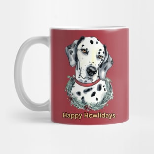 Happy Howlidays Dalmation Mug